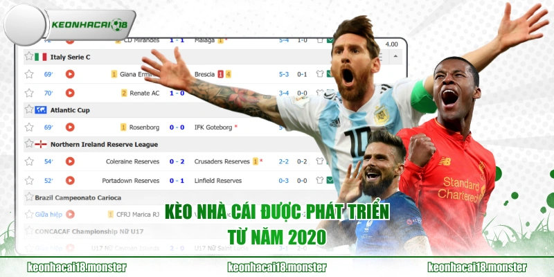 KÈO NHÀ CÁI được phát triển từ năm 2020